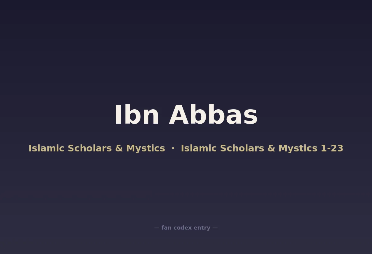 Ibn Abbas