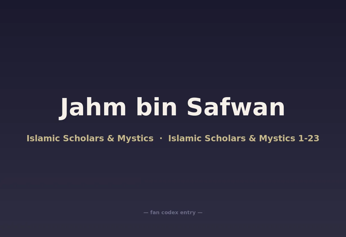 Jahm bin Safwan